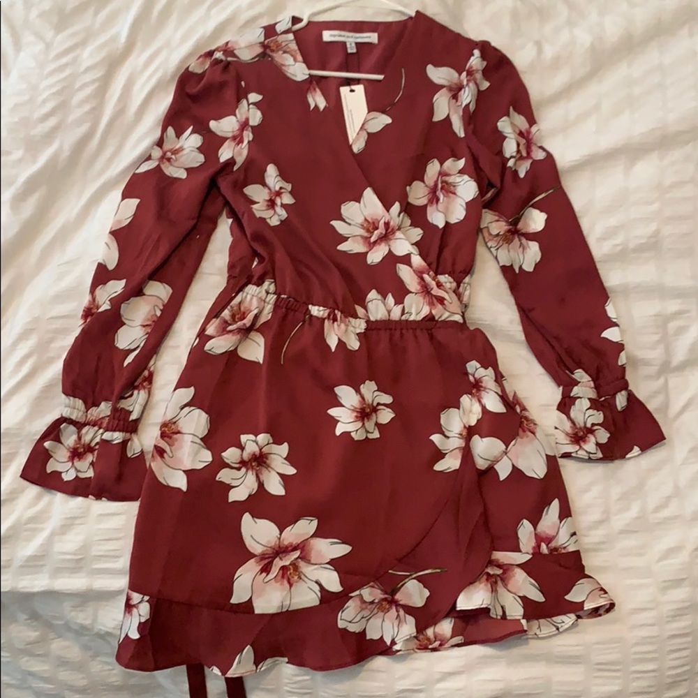 Floral Wrap Dress